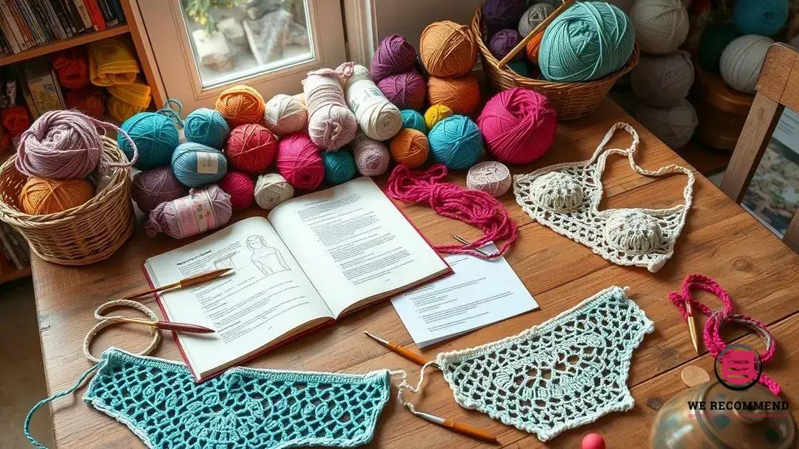 Crochet swimwear