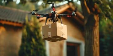last-mile delivery drones.