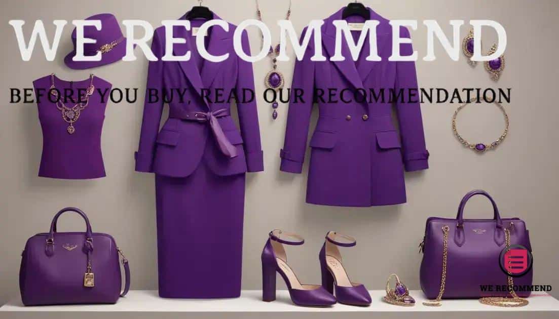 How to incorporate royal purple into your wardrobe